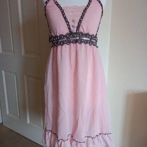 Used Embellished Pink Dress UK6 in Good Condition